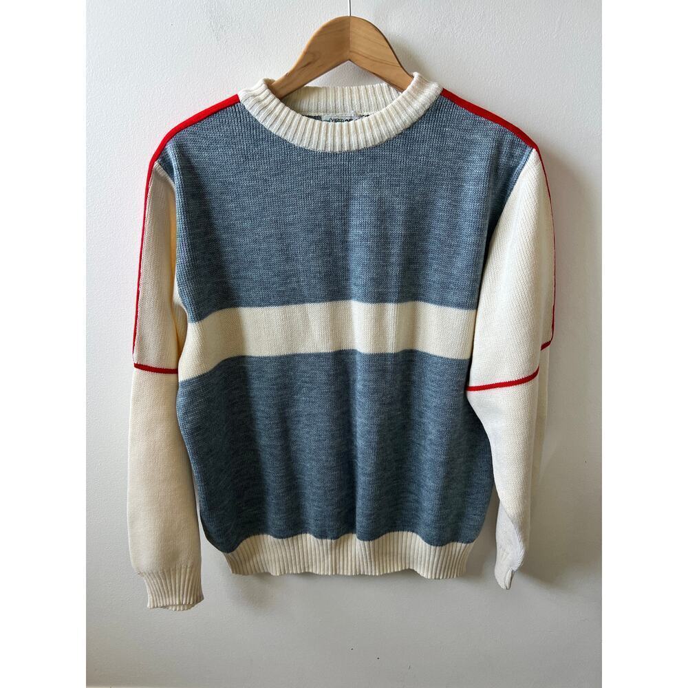 Vintage 80's colorblock sweater size XL
